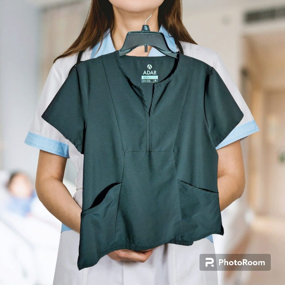 Adar Addition V Neck Scrub Top Size XL‎